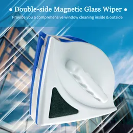Limpiadores de ventanas magnéticos Limpiador de vidrios de ventanas magnéticas de doble cara Imanes Cepillo Asistente para el hogar Limpiaparabrisas Herramientas de limpieza de superficies Espesor 3-8 mm 230628