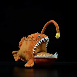 Fyllda plyschdjur 15 cm mjuk anglerfisk fyllda leksaker verkliga havsdjur Goosefish Lanternfish Plush Toy Presents for Kids J230628
