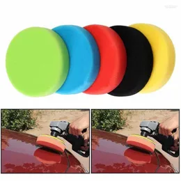 Car Sponge 5Pcs Flat Polishing Foam Buffing Pad Kit For Polisher 3/4/5/6/7