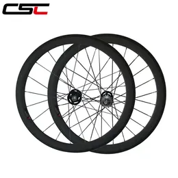 Koła rowerowe 700C Track Track Bike Wheelset 2438506088mm głębokie klincher rurowe klapki stałe koła rowerowe 230628