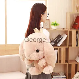 Stuffed Plush Animals Long Ear Rabbit Plush Bag Cute Doll KawaiiShoulder Backpack Crossbody Bag Coin Purse Messenge Bags Plush Toy Girls Gift J230628