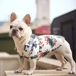 犬のアパレルハワイアンスタイルの犬の服フレンチブルドッグペット服小さな中犬のための夏のペット服
