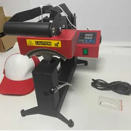 Ställer in Cap Hat Heat Press Machine Dubbel Display Sublimering Värmeöverföring Personlig baseball snapback sublimering Pressskrivare