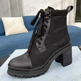 디자이너 Ankle Boot Women Boots Ladies Ankle Boot 패션 가을 가을 겨울 하이힐 짧은 플랫폼 가죽 최고의 품질 부츠 No43