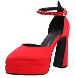 SHOES Sandals Size ENMAYER INS Genuine Leather Women Super High Heels Party Wedding Thick Platform