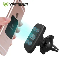 Yianerm Strong Magnet Holder air Vent Car Mount for iPhone XS MAS 7 8 SAMSUNG MAGNETIC HOLDET WOLD for choul in cal phone stand