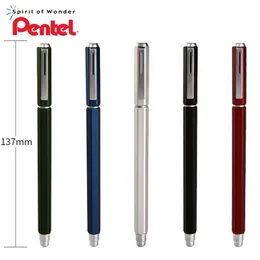 Pennor 1 st Pentel Gel Pen 0,5 mm Bln665 Metal Needle Tip Office Signature Pen Student Exam med snabb torrvattenpenna