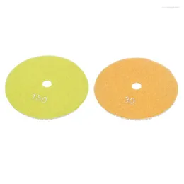 Vehicle Protectants 2Pc 5 Inch 125Mm Wet Diamond Polishing Pads Marble Granite Grits 30 & 150