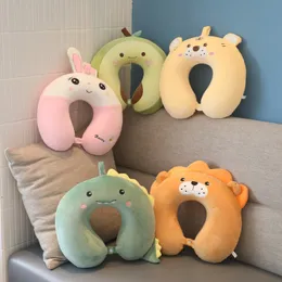 Kudde Animal Memory Cotton U-Shaped Travel Pillow Car Neck Pillow Noon Rest Pillow Plane Travel Kudde Slappna av Nacken 230627