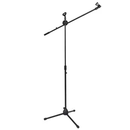 New FS-002 Adjustable Folding Tripod Boom Microphone Mic Stand