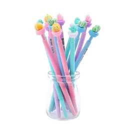 أقلام 48 PCS/Lot Creative Cactus Gel Pen Cute Student Gel Pen for Kids Stationery Gifts School School School