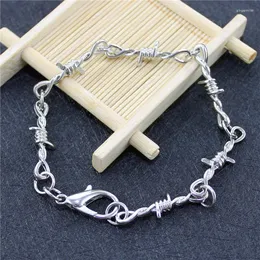 Bangle Women Armband Universal Gothic Punk Women's Metal Men's and Wire Thorns Armband Barbed