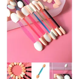 Make-up Pinsel Schwamm Stick Lidschatten Applikator Kosmetische Werkzeuge Doppelkopf Lidschatten Pinsel Für Frauen Werkzeug Xb1 Drop Lieferung Gesundheit Dhgoh