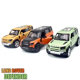 Diecast Model car 143 Defender Alloy Car Model Diecast Metal Toy Off-road Vehicles Car Model Simulation Pull Back Car Toys Boy Gifts 230627