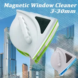 마그네틱 창 클리너 와이퍼 청소 도구 가정용 팬 모양 230626에 대한 330mm 양면 유리 브러시 클리너