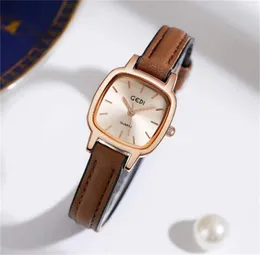 2023 Nowy japoński minimalistyczny minimalistyczny wysokowydojowy odporny na poty kwarc wodoodporny wysokiej klasy zegarek dla kobiet