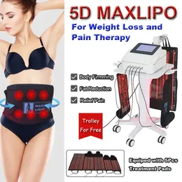 2 In 1 Non Invasive Lipolaser Belt Slimming Machine Infrared Red Light 650nm 940nm Arm Belt Mat Waist Pain Relief Therapy Pad With 1086pcs Germany Made Lights