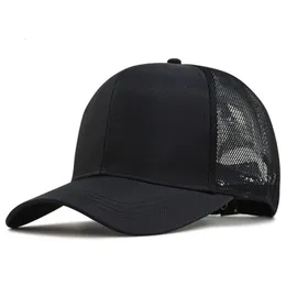 Visors 6268cm Big Head Man Plus Size Baseball Cap Men Summer Thin Polyester Mesh Sun Hat Male Hats 230627