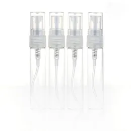 Meilleure Qualité 5 ml Bouteilles De Parfum En Verre Clair Mini Portable Conteneur Rechargeable 5 ml Voyage Parfum Vaporisateur Bouteille Vide 500 pcs Lot Putua