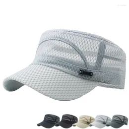 Berets 2023 Summer Acryl Solid Casquette Baseball Cap Regulowane wojskowe kapelusze do snapback dla mężczyzn i kobiet 34