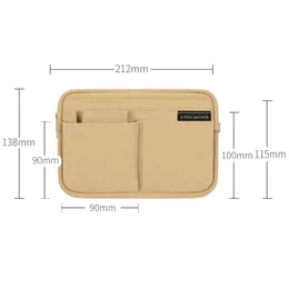 Сумки Kokuyo New Canvas Pencil Case Multifunctional Simple Retro в стиле в стиле в стиле ретро.