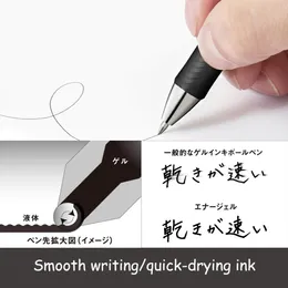 Pennor Pentel Set 20 -årsjubileum Limited Edition BLN75Z Color Gel Pen Slät och QuickDrying Student Exam Pen Send Pen Holder 0.5mm