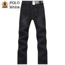 Jeans da uomo firmati 2022 Autunno/Inverno Simple Straight Nero Grigio Middle Youth Pantaloni spessi Micro Stretch Z237