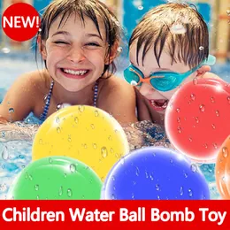 Nowe balony wodne wielokrotnego użytku Szybkie napełnienie samowystarczalne bomby wodne miękkie silikonowe woda splash kulka magnetyczna piłka wodna na zewnątrz gry Z0007