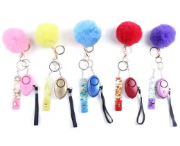 Card Grabber Household Self Defense Keychains Women Fashion Cute Credit Cards Puller Pompom Acrylic Debit Bank For Long Nail Atm Rabbit Fur