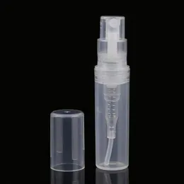 Plastic Facial Fine Mist Spray Bottle 2ML 3ML Cosmetic Perfume Vial Oadfc