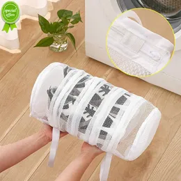 Mesh Laundry Bag Washing Machine Travel Shoes Storage Bags Portable Anti-deformation Protective Clothes Organizer Shoes Dry Tool