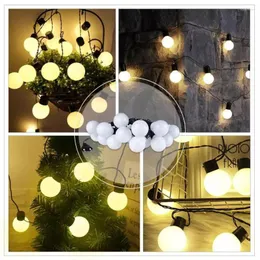 Strings 5M 20 LED Warm White String Light Outdoor Waterproof Garland Tent Terrace Garden Pub Christmas Party Decoration Ambient Lights