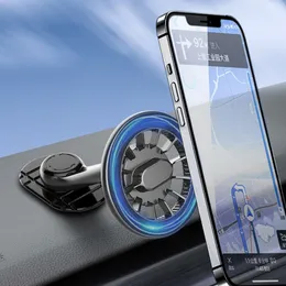 Suporte de telefone para carro com painel magnético para iPhone 14 13 12 Pro Max Mini Plus MagSafe Estojo universal com ímã forte para telefone no carro