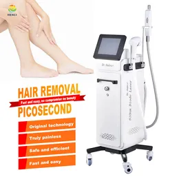 Salon Use 5 Different Spot size Diode Laser Hair Removal Laser 755nm 808nm 1064nm Laser Hair-Removal Machine With Picosecond Handles 2in1