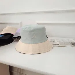 قبعة يابانية للأطفال لربيع وصيف مبسطة بحروف لصق قبعة بحافة قبعة صياد كورية قبعة للشاطئ Gorra Para Mujer Gorras