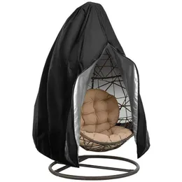 Dust Cover Hanging Egg Swing Chair Waterproof Dustproof Protective Furniture Outdoor Garden Protection 230628