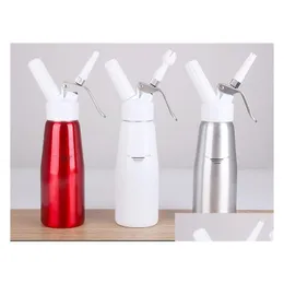 Andere Küchenwerkzeuge 500 ml Dispenser Whip Dessert Kaffee Frische Sahne Butter Whipper Foam Maker Metall XB1 Drop Delivery Home Garden D Dhwnr