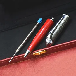 Pens Limited Edition R Series Metal Ballpoint Pen High Quqlity CA Ball Pens Office School School Pismo z klejnotem