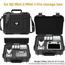 Zubehör für DJI Mini 3 Pro/Mini 3 Speicherbox Tragbarer Koffer Hardcase Hardcase Waterd explosionssicherer Tragetaschenzubehör