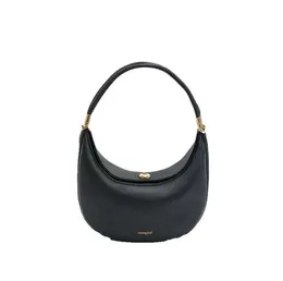 Songmont Luna 2023 Luxury Designer Underarm Hobo Shoulder Bag Half Moon Leather Purse Clutch Bags Handbag Crossbody New European and American Simplicity