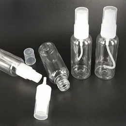 High Quality 80ml Plastic Perfume Bottles Clear Spray Bottles 80 ml Empty Fragrance Packaging Vial With White Cap Chalx