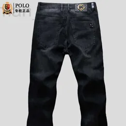 Мужские джинсы, дизайнерские летние новинки и брюки, выстиранные водой, микроэластичные, облегающие, средней талии, черные, джинсовые, брендовые, мужские, BMLY