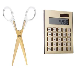 Универсальный нож Акриловые швейные ножницы Акриловый калькулятор солнечной энергии Офисные принадлежности 230628
