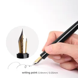 Pens Xiaomi Kaco Penna di lusso 14K Gold NibFountain Pen per gli uomini F ef 0,38 0,5 mm Business Office Firma Callighy Pen Boss Box