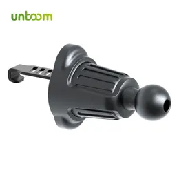 Base de cabeza de bola Untoom de 17mm para rejilla de ventilación de coche, soporte para teléfono móvil, Clip GPS, salidas de aire para coche, accesorios de montaje para teléfono móvil