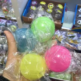Bola pegajosa luminosa lembrancinha de festa fluorescente bola de teto brinquedo de descompressão interativo para pais e filhos