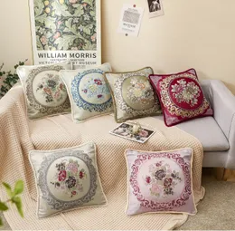 Flower Pattern Decorative Sofa Cushion Cover Pillow Pillowcase Throw Pillows Home Decor Pillowcove Pink Decorative