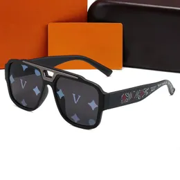 Designerskie okulary przeciwsłoneczne modne okulary przeciwsłoneczne wzór boczny