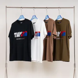 Erkek T Shirt Trapstar Monogram Gömlek Londra Tuzak Tuşları Açık Kapılar erkekler ve kadınlar için tee pamuklu tişört