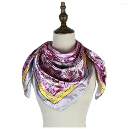 Scarves Est Foulard Square Paisley Feminino Bufanda Shawls Femme Mujer Silk Hippie Satin Bandana Women